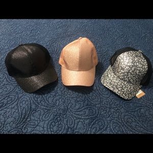 Glitter Baseball Hats